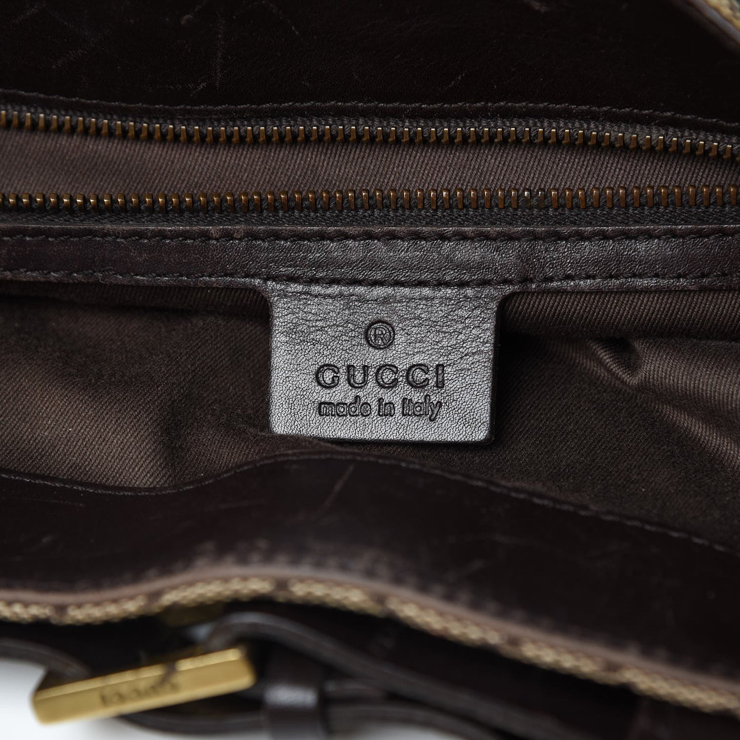 Monogram Tote Brown