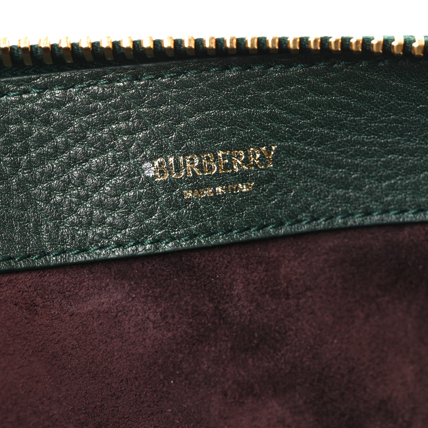 Burberry Grainy Calfskin Medium Knight Bag Vine 6 of 9
