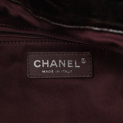 Chanel Iridescent Calfskin Quilted Large In The Mix Tote Dark Brown 6 of 12