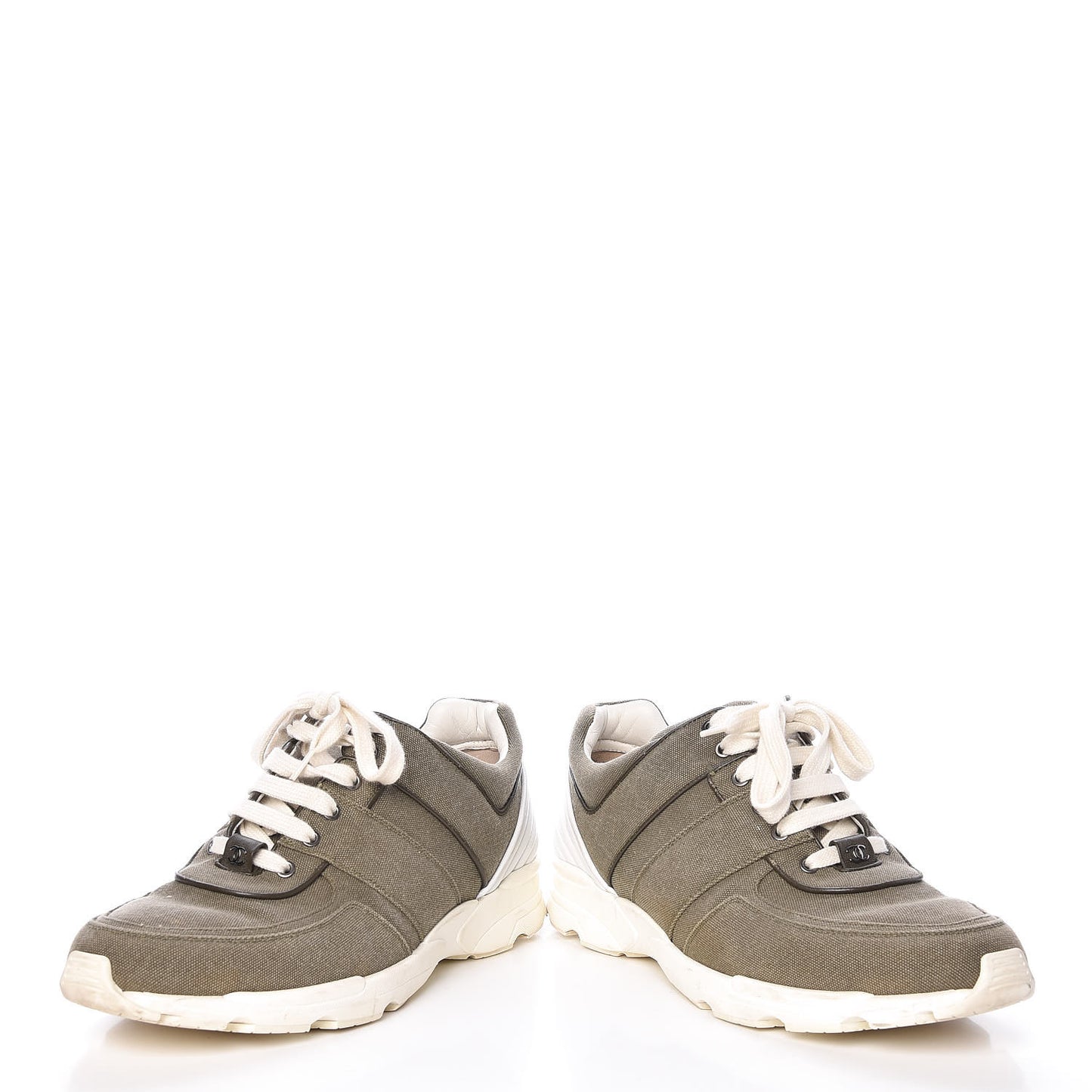 Canvas Mens Sneakers 44 Khaki