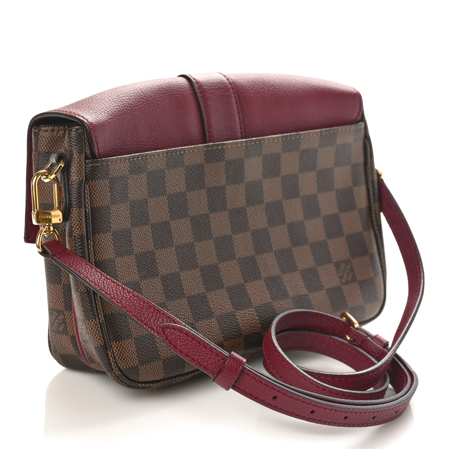 Louis Vuitton Damier Ebene Clapton Raisin 2 of 9