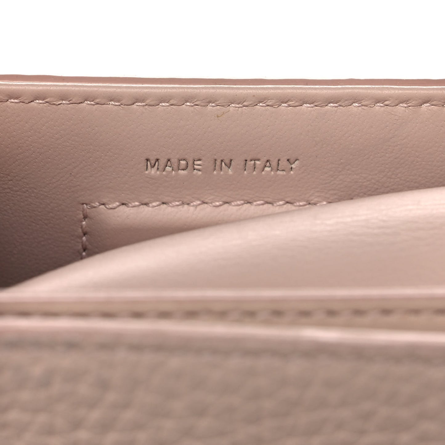 Grained Calfskin Mini Diorever Flap Rose Poudre