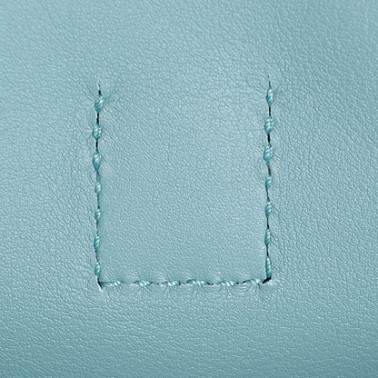 Hermes Tadelakt Jige Elan 29 Clutch Bleu Saint Cyr 7 of 10