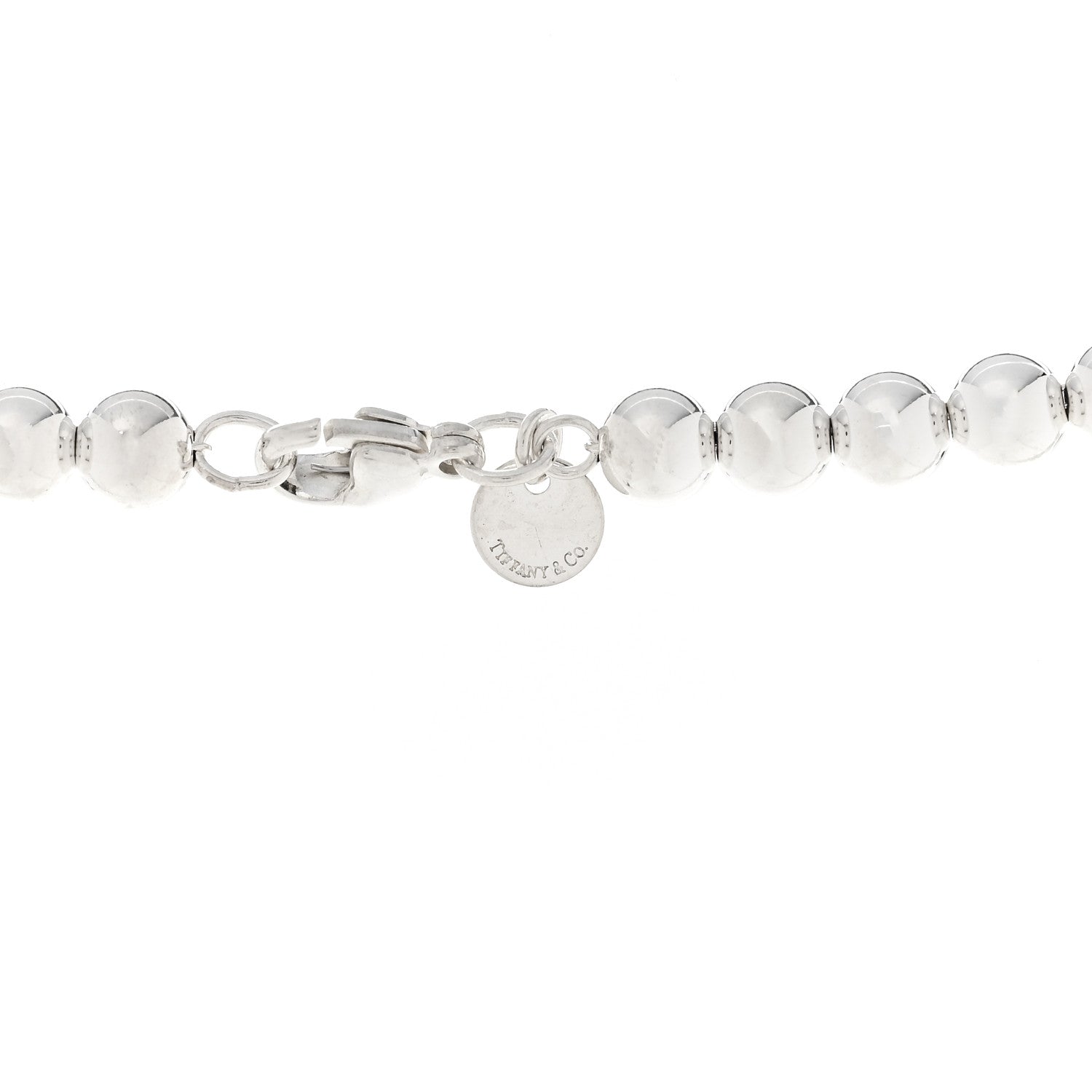 Tiffany Sterling Silver HardWear Graduated Ball Necklace 4 of 5