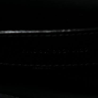Saint Laurent Grain De Poudre Matelasse Chevron Monogram Envelope Clutch Black 7 of 12