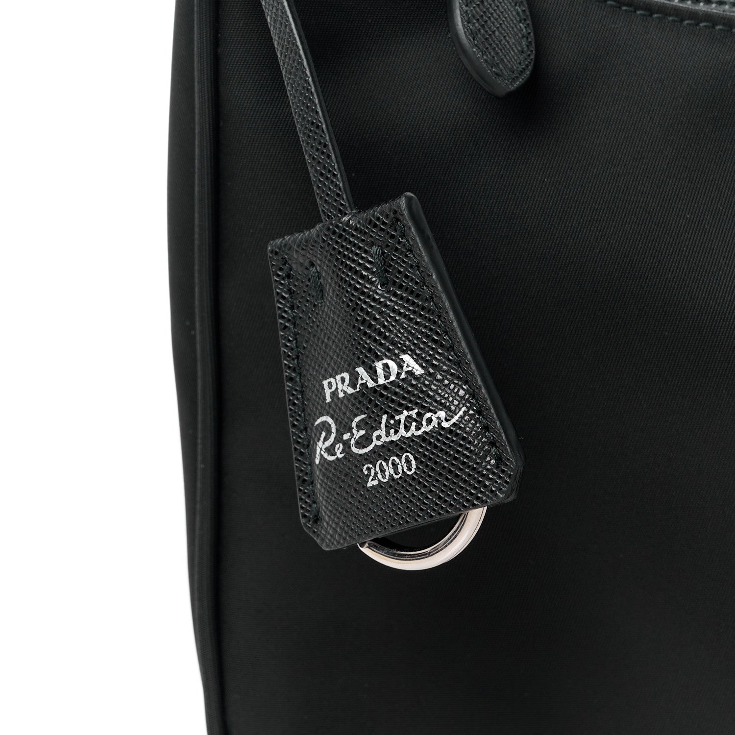Prada Tessuto Nylon Mini Re-Edition 2000 Bag Black 9 of 12