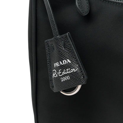 Prada Tessuto Nylon Mini Re-Edition 2000 Bag Black 9 of 12