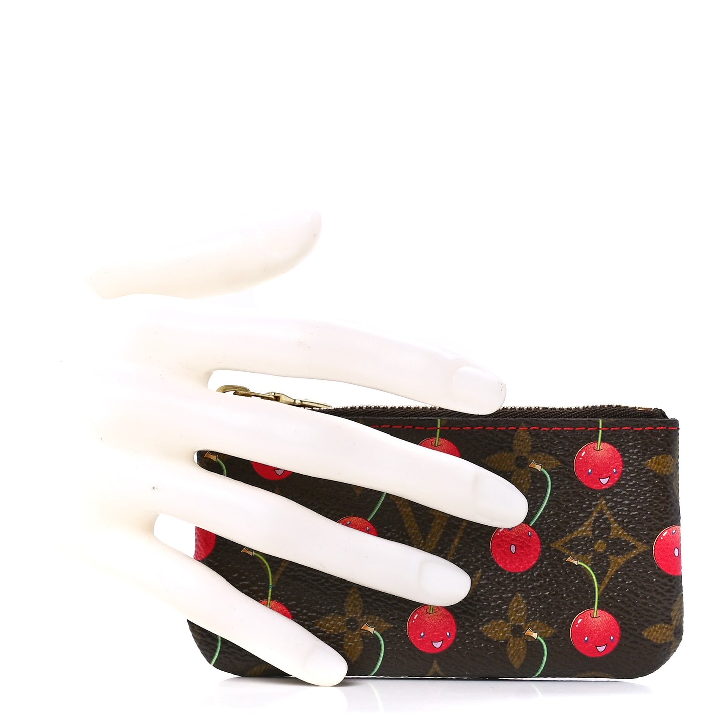 Monogram Cerises Key Pouch