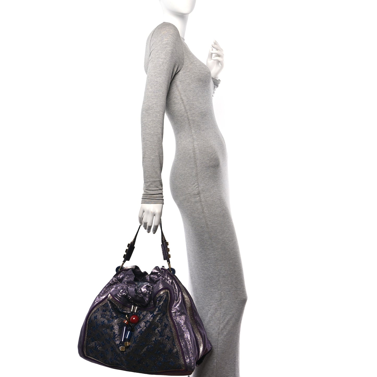 Monogram Lurex Bluebird