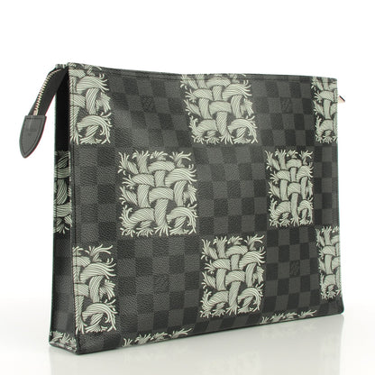 Louis Vuitton Damier Graphite Rope Pochette Voyage White 3 of 8