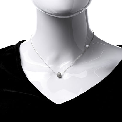 Tiffany Sterling Silver Twist Knot Pendant Necklace 2 of 6