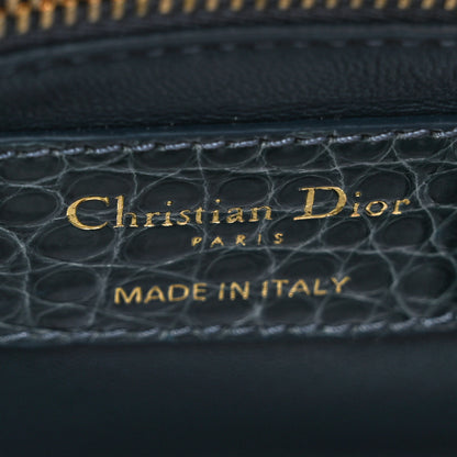 Christian Dior Alligator Mini Lady Dior Blue 6 of 11