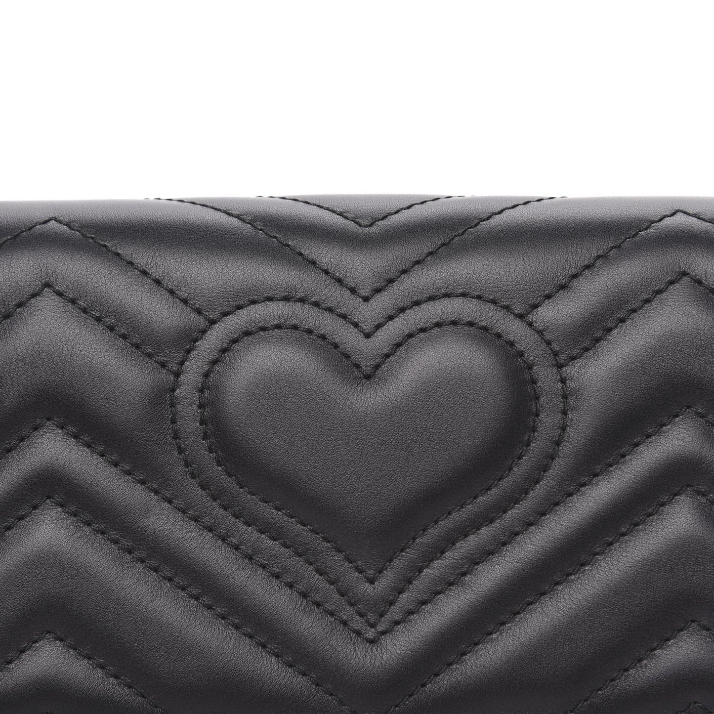 Calfskin Matelasse GG Marmont Mini Bag Black
