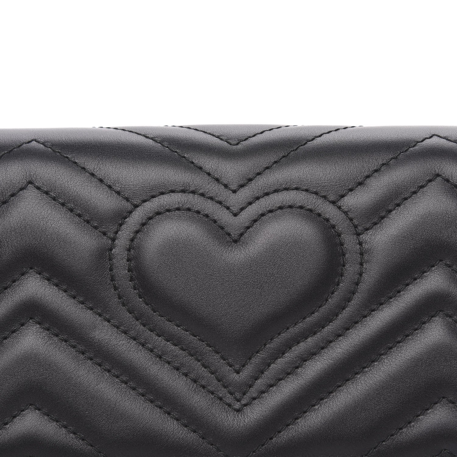 Gucci Calfskin Matelasse GG Marmont Mini Bag Black 7 of 13