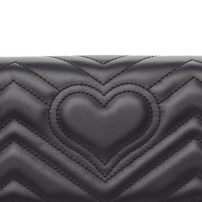 Gucci Calfskin Matelasse GG Marmont Mini Bag Black 7 of 13