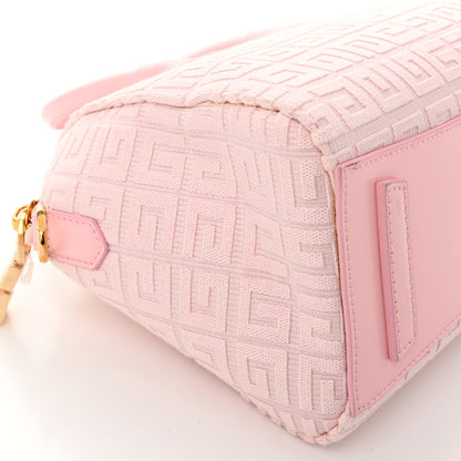 Givenchy Canvas Jacquard Embroidered Calfskin 4G Mini Antigona Tender Pink 10 of 11