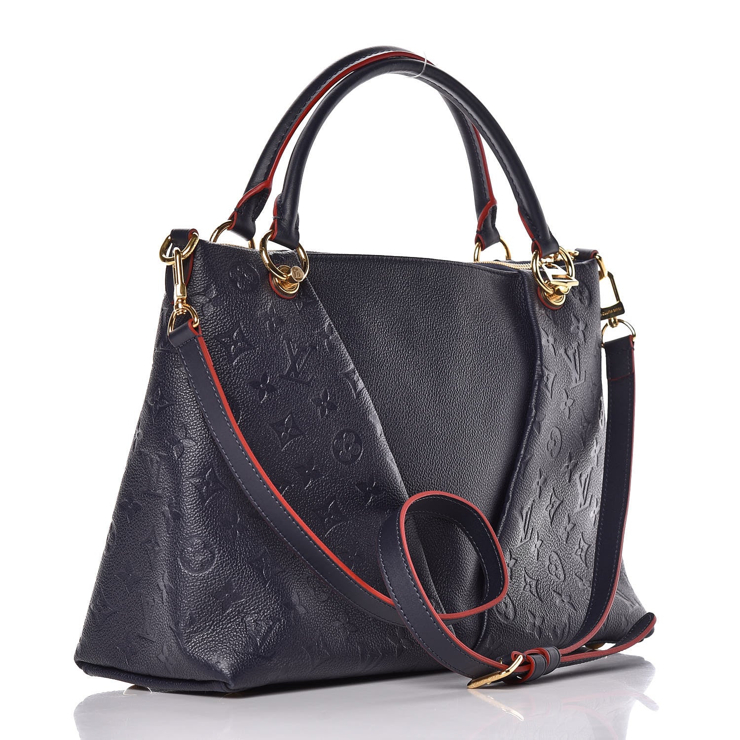 Louis Vuitton Empreinte V Tote MM Marine Rouge 3 of 11