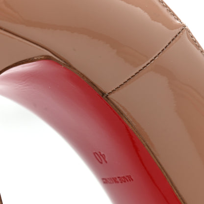 Christian Louboutin Patent So Kate 120 Pumps 40 Nude 14 of 17