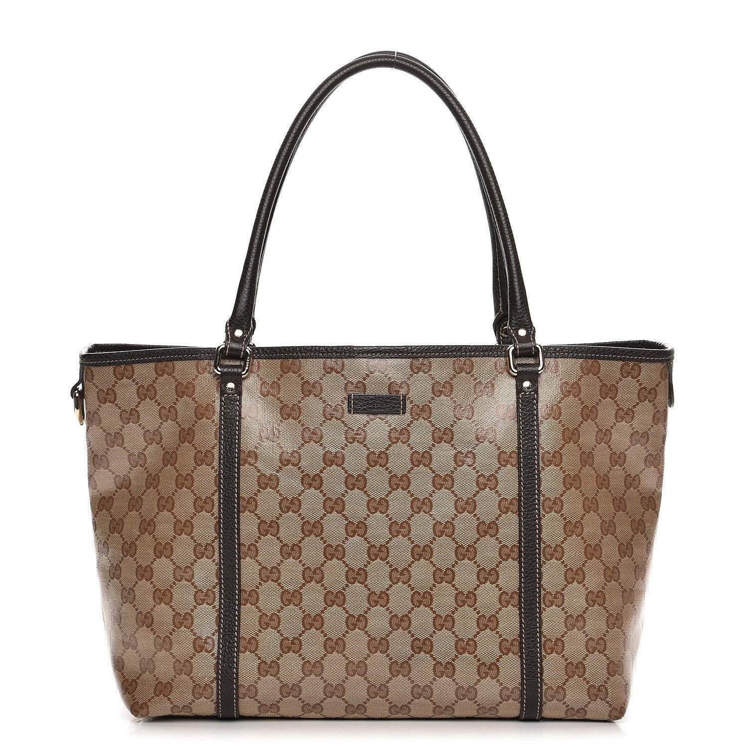 Gucci Crystal Monogram Medium Joy Tote Beige Ebony Testa di Moro 1 of 11