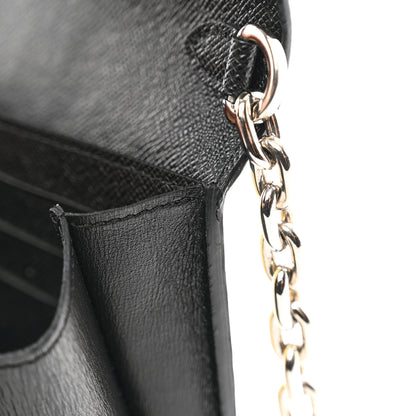 Louis Vuitton Calfskin Reverse Monogram Studded Night Lights Twist Chain Wallet 10 of 10