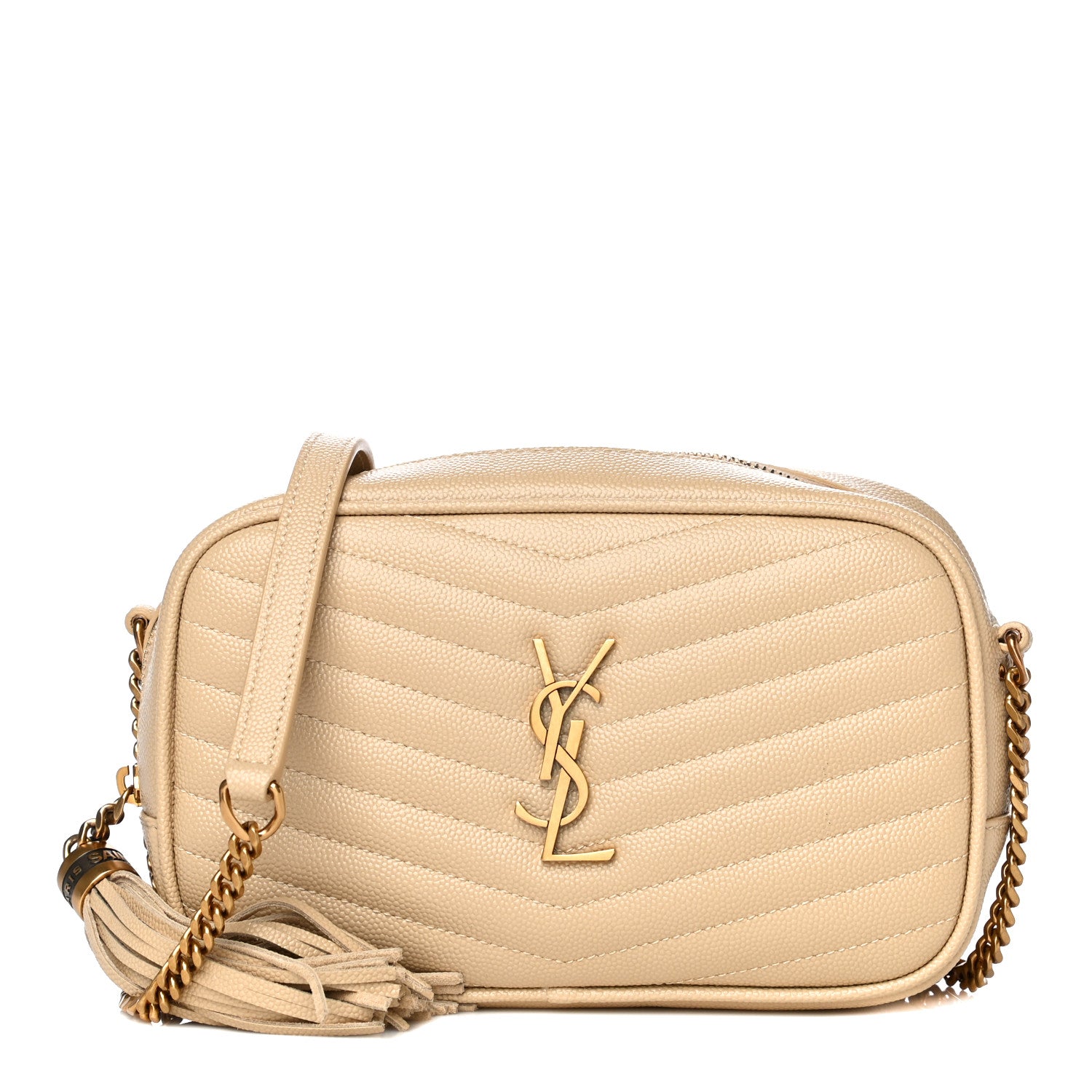 Saint Laurent Grain De Poudre Matelasse Monogram Mini Lou Camera Bag New Powder 1 of 14