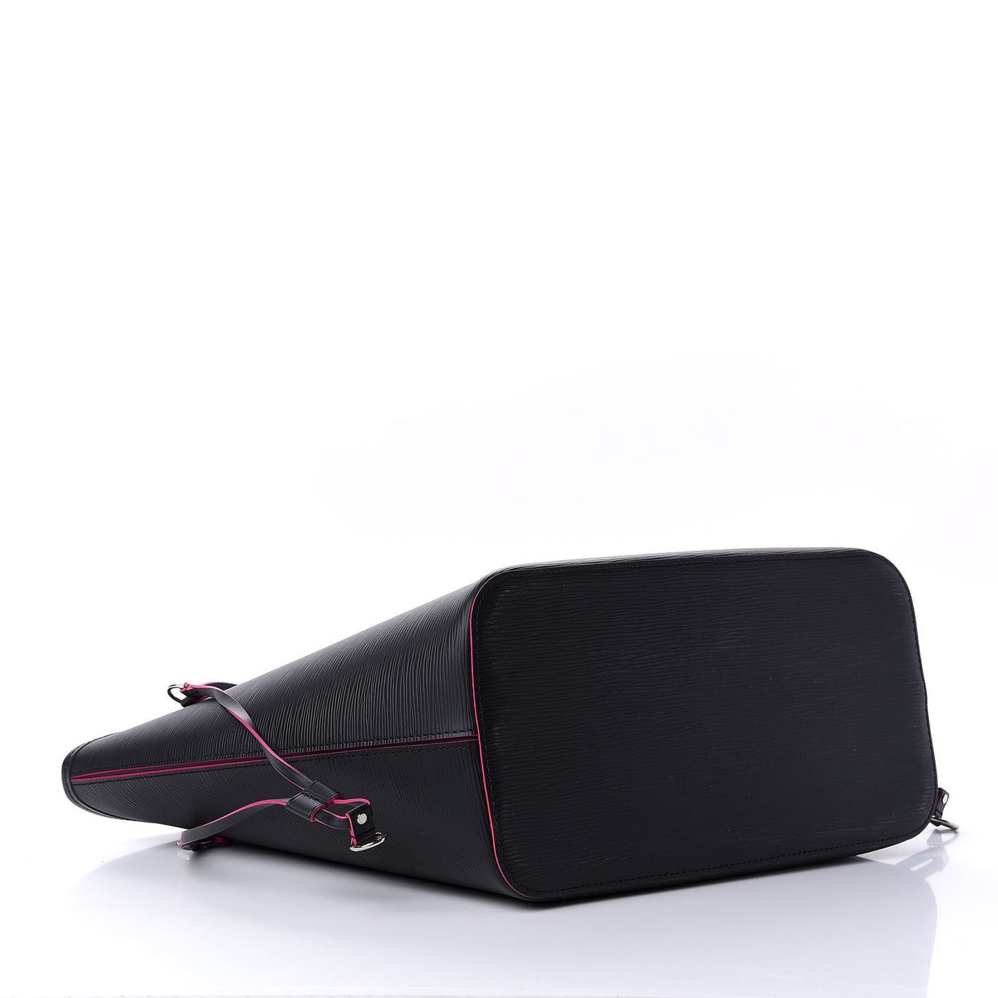 Epi Neverfull MM Black Hot Pink