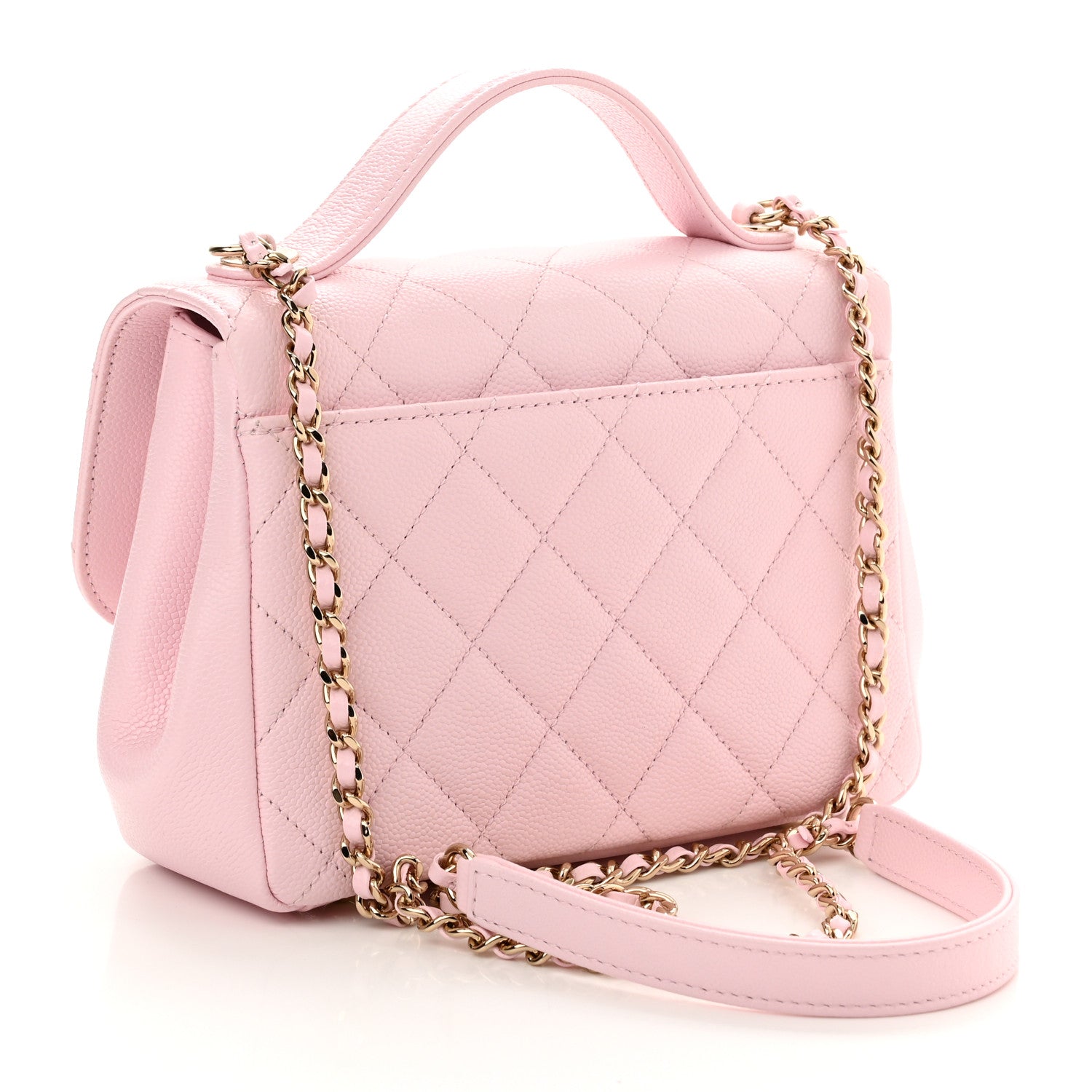 Chanel Caviar Quilted Small Business Affinity Flap Light Pink 3 of 10