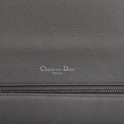 Christian Dior Grained Calfskin Medium Diorama Flap Bag Gris 6 of 9