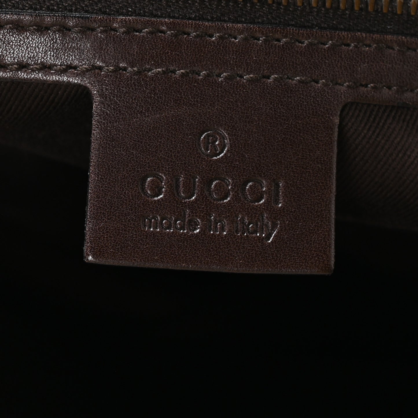Monogram Braided Shoulder Bag Brown