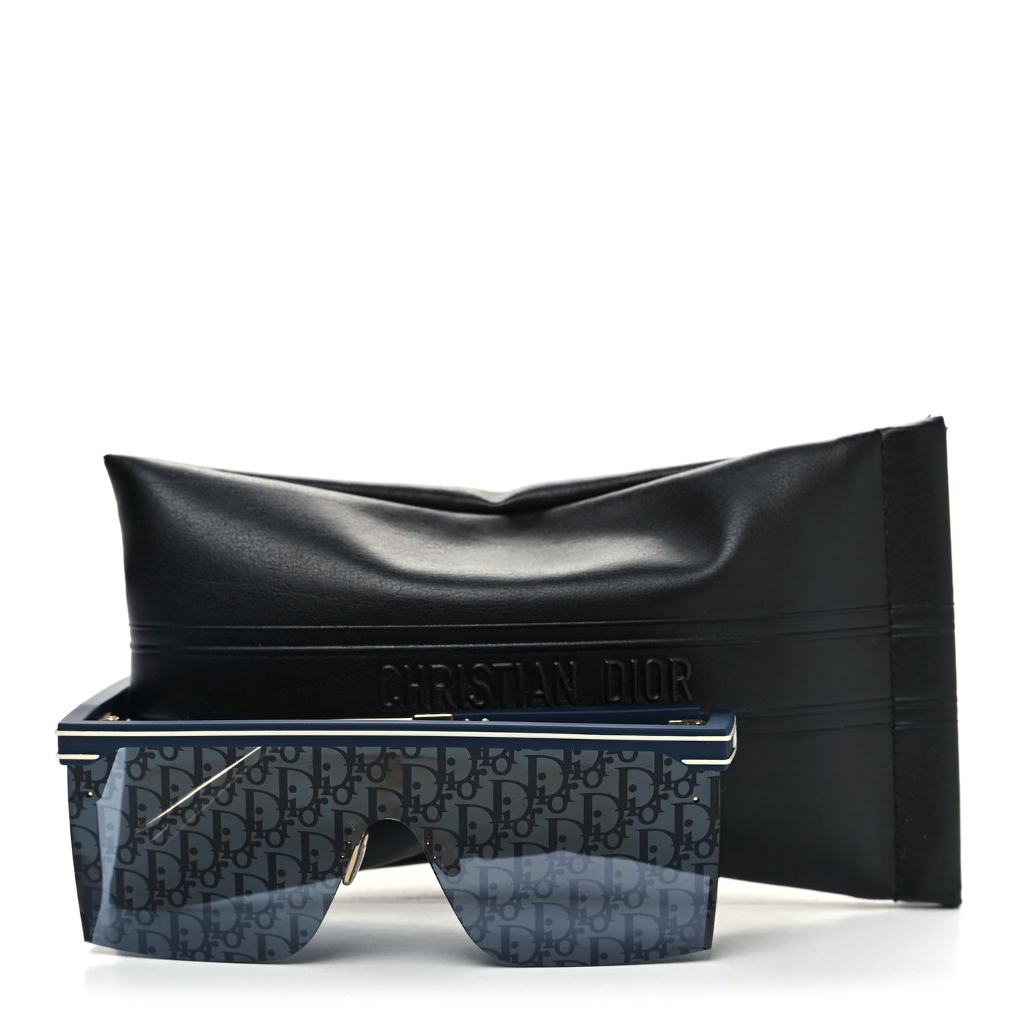 Oblique Diorclub M1U Mask Sunglasses Blue