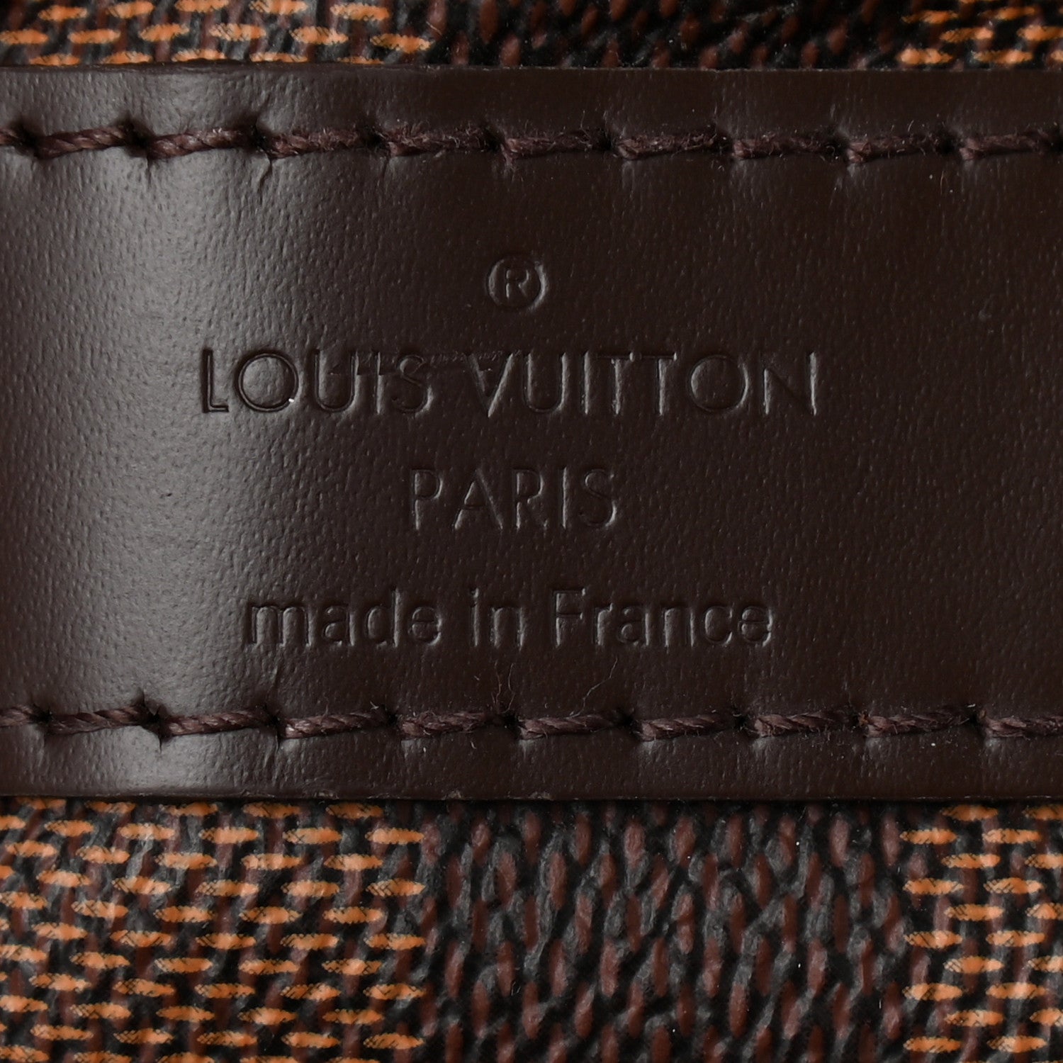 Louis Vuitton Damier Ebene Keepall Bandouliere 55 7 of 10