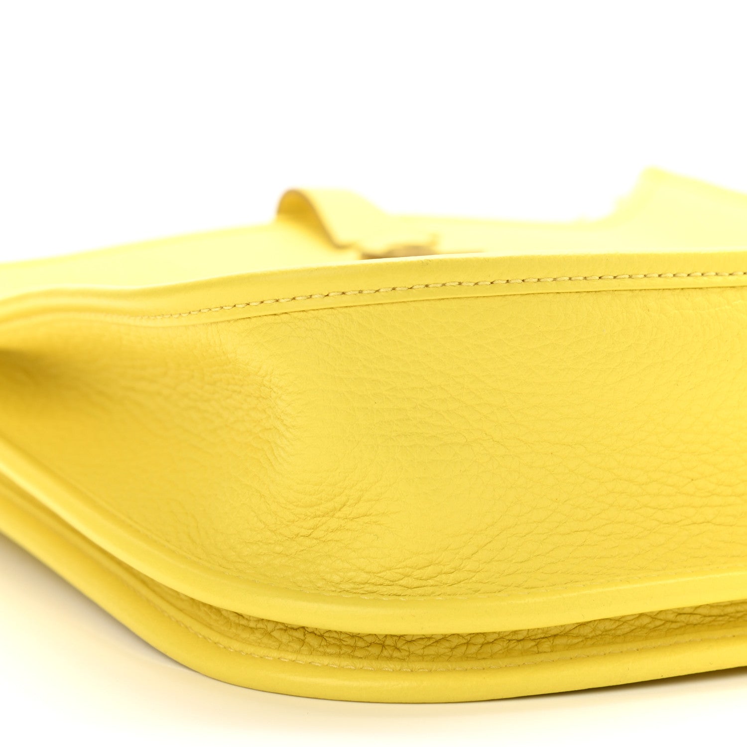 Hermes Taurillon Clemence Evelyne III PM Lime 9 of 10