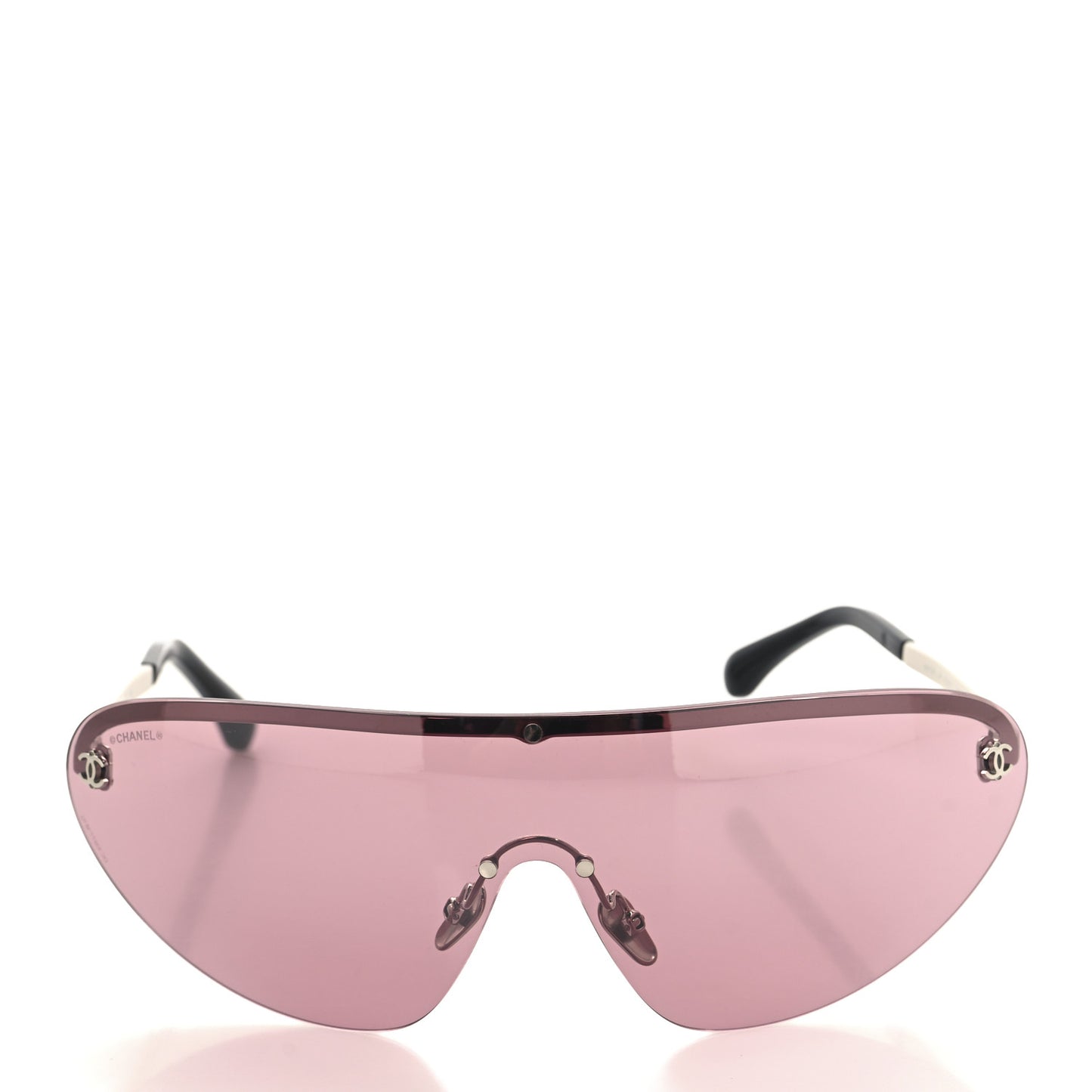 Metal Shield Sunglasses 71654 Pink