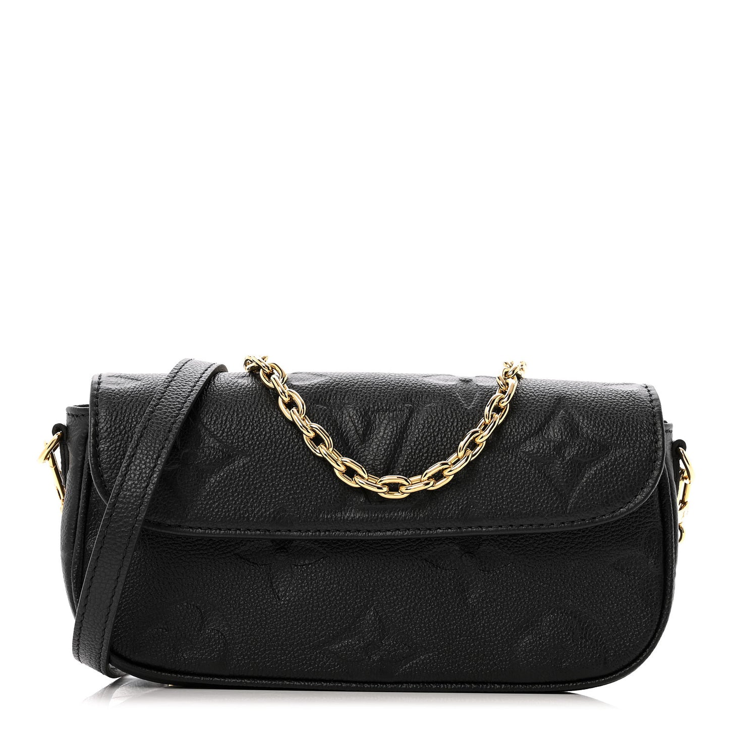 Empreinte Monogram Giant Ivy Wallet On Chain Black
