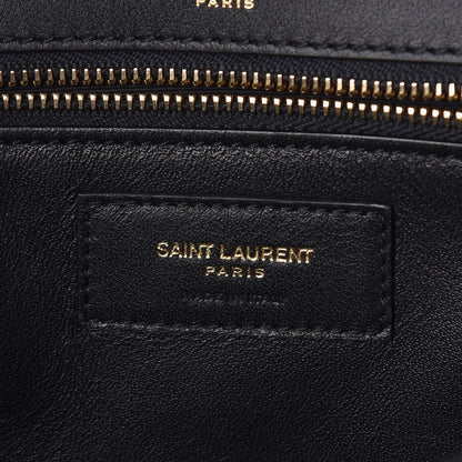 Saint Laurent Suede Calfskin Monogram Le Sept Chain Bag Black 6 of 9
