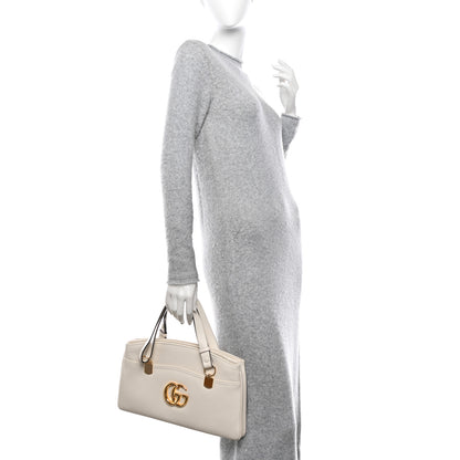 Gucci Vitello Palmellato Lux Arli Top Handle Bag White 2 of 12