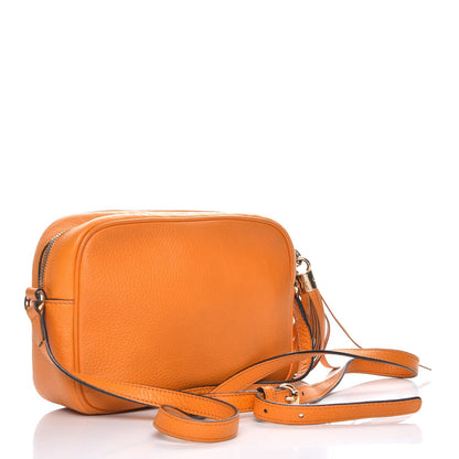 Gucci Pebbled Calfskin Small Soho Disco Bag Curcuma 3 of 12