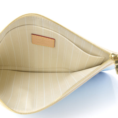 Louis Vuitton Monogram By The Pool Neverfull MM Pochette Blue 5 of 6