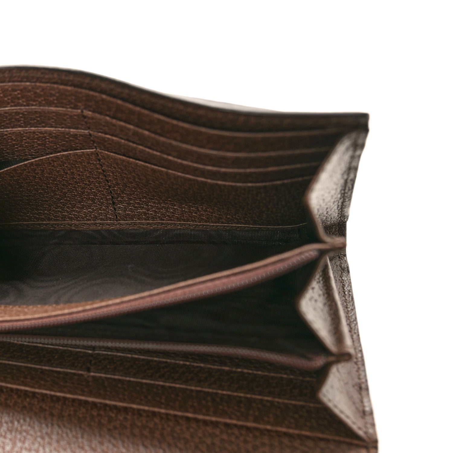 Gucci GG Supreme Monogram Web Ophidia Continental Wallet Brown 5 of 8