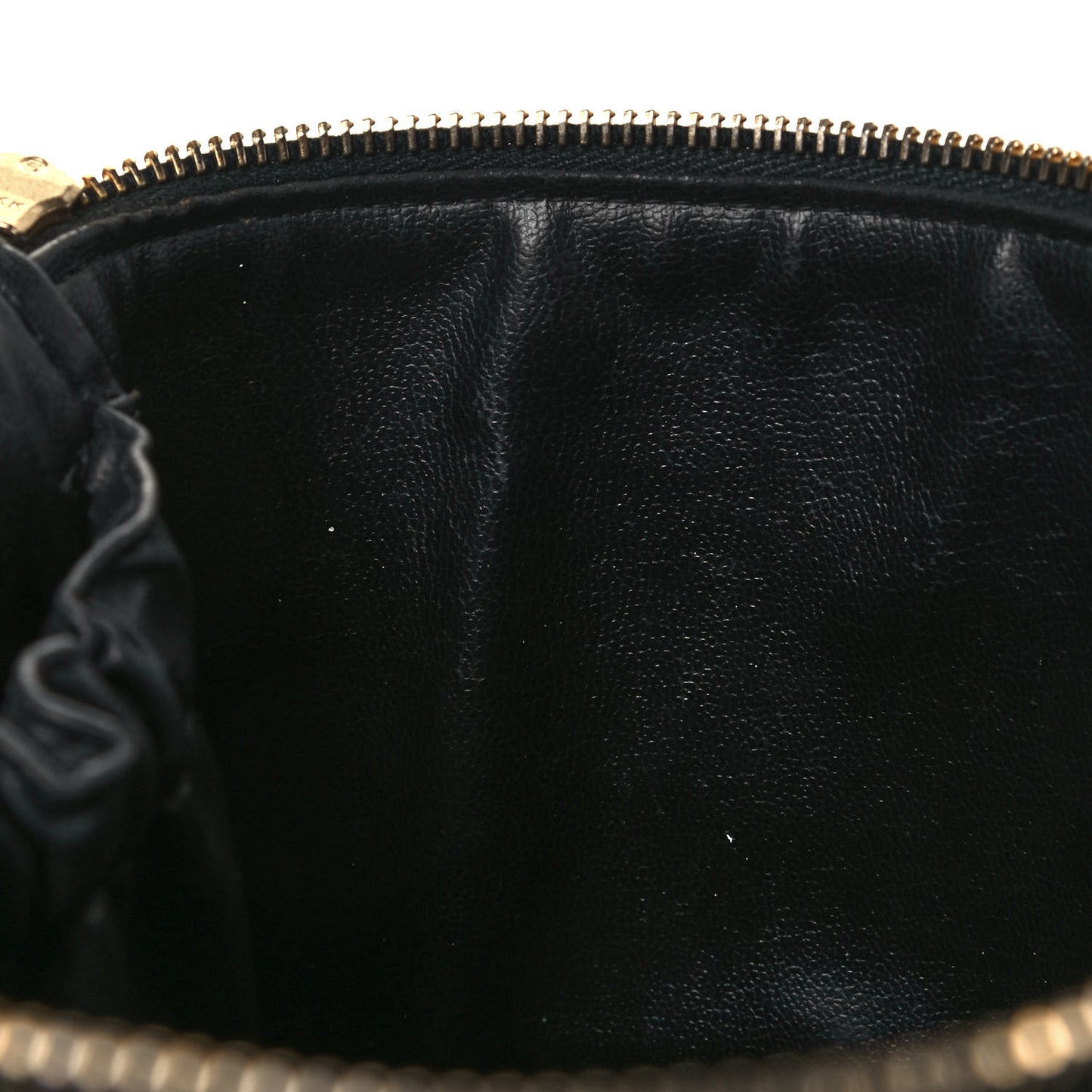 Calfskin Cosmetic Vanity Bag Black
