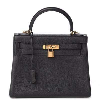 Hermes Togo Kelly Retourne 28 Black 1 of 10
