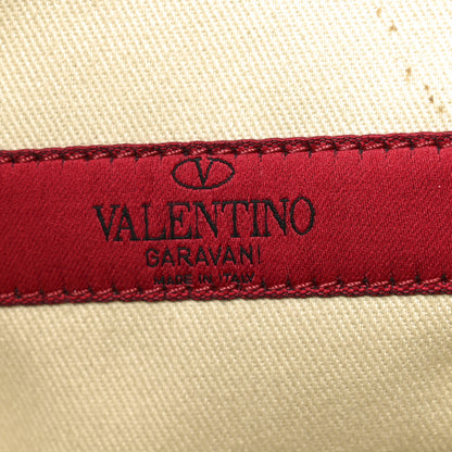 Valentino Garavani Nappa Rockstud Double Handle Cinch Tote Poudre 6 of 10