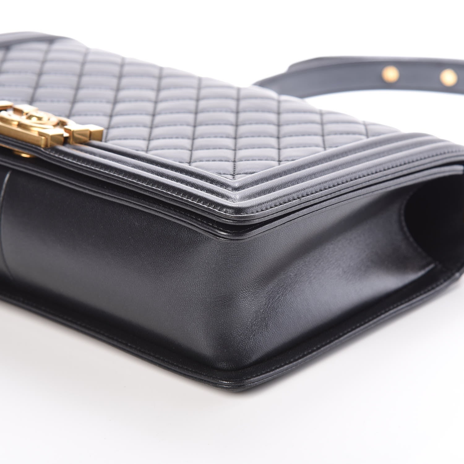 Chanel Lambskin Quilted New Medium Boy Flap Black 6 of 9