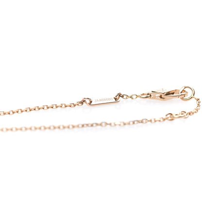 Van Cleef & Arpels 18K Rose Gold Carnelian Sweet Alhambra Heart Bracelet 5 of 7