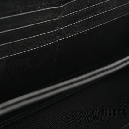 Christian Dior Patent Cannage Lady Dior Continental Zip Wallet Black 13 of 13