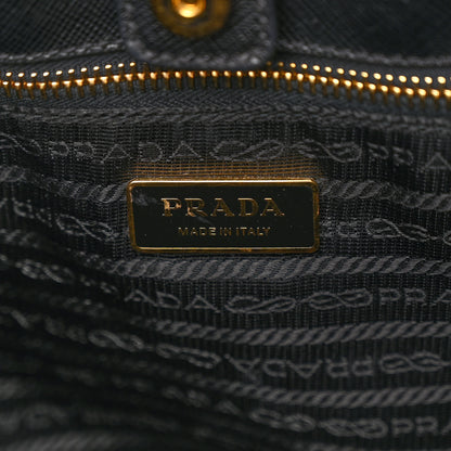 Prada Saffiano Lux Large Tote Black Talco 6 of 11