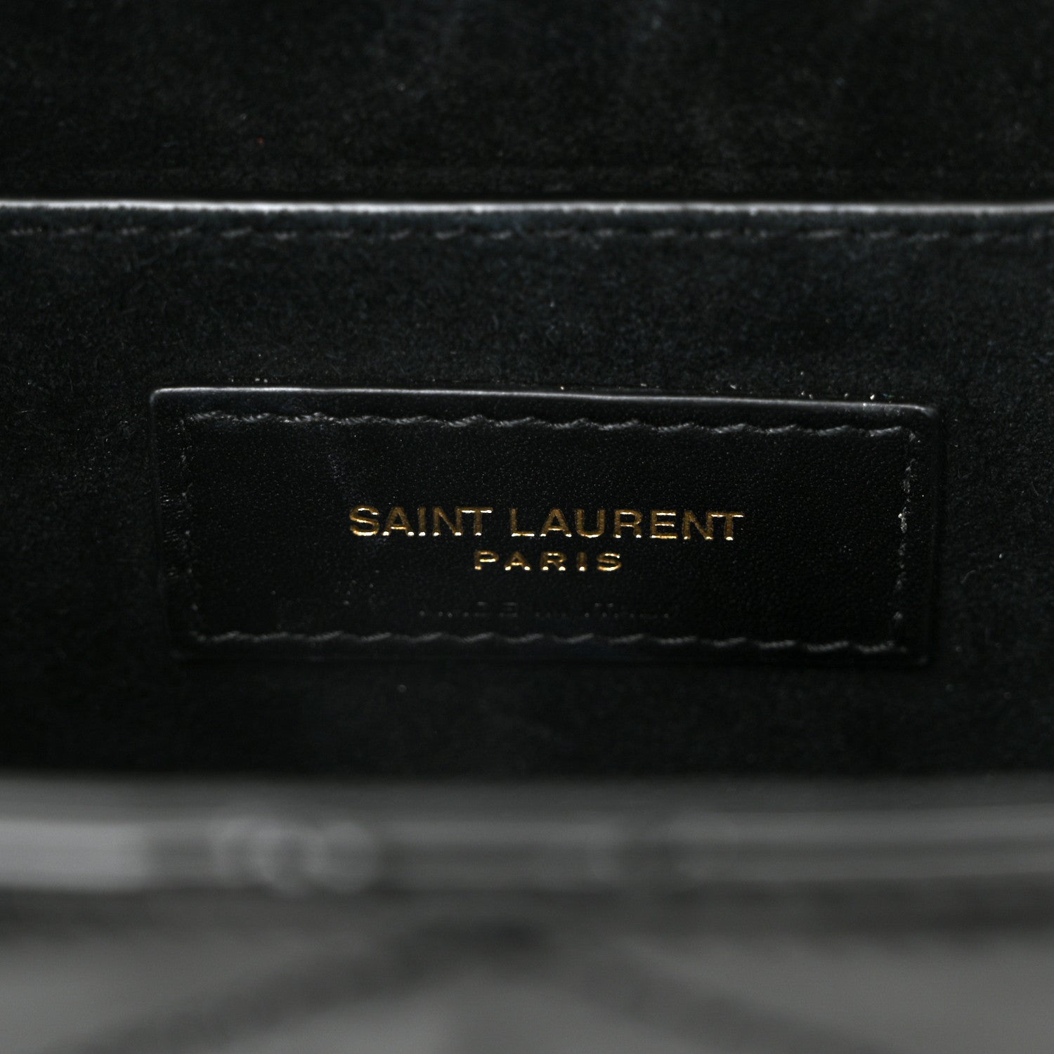 Saint Laurent Patent Matelasse Monogram June Box Bag Black 6 of 10