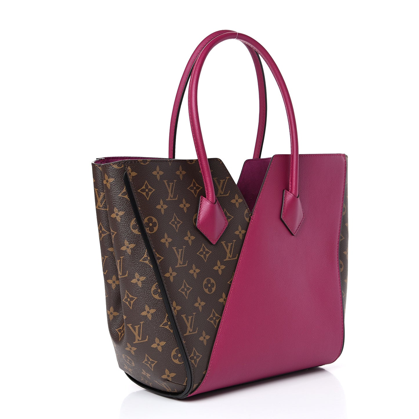 Calfskin Monogram Kimono Tote Grape