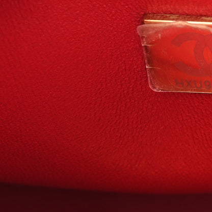 Chanel Calfskin Shearling Quilted Small Boy Messenger Bag Red 7 of 11