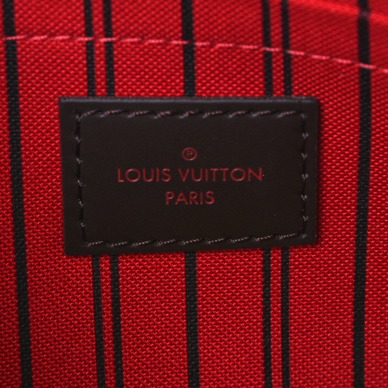 Louis Vuitton Damier Ebene Neverfull MM GM Pochette 6 of 9